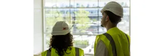 Étudiants visitant le centre La Chapelle